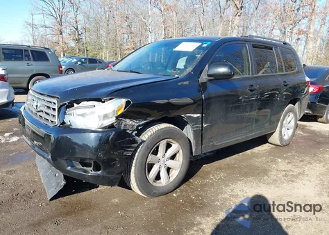 2010 Toyota Highlander Base V6 z USA, uszkodzony, nr VIN 5TDBK3EH8AS022085